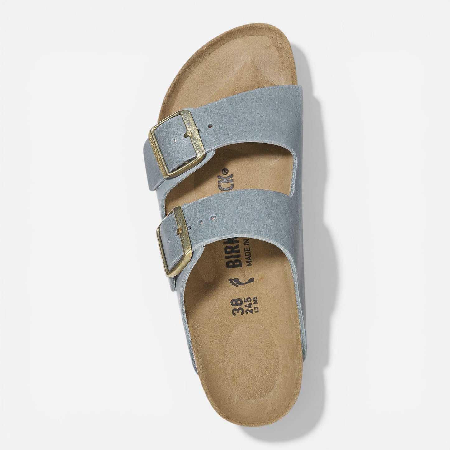 Arizona Basalt Gray Oiled Leather Regular