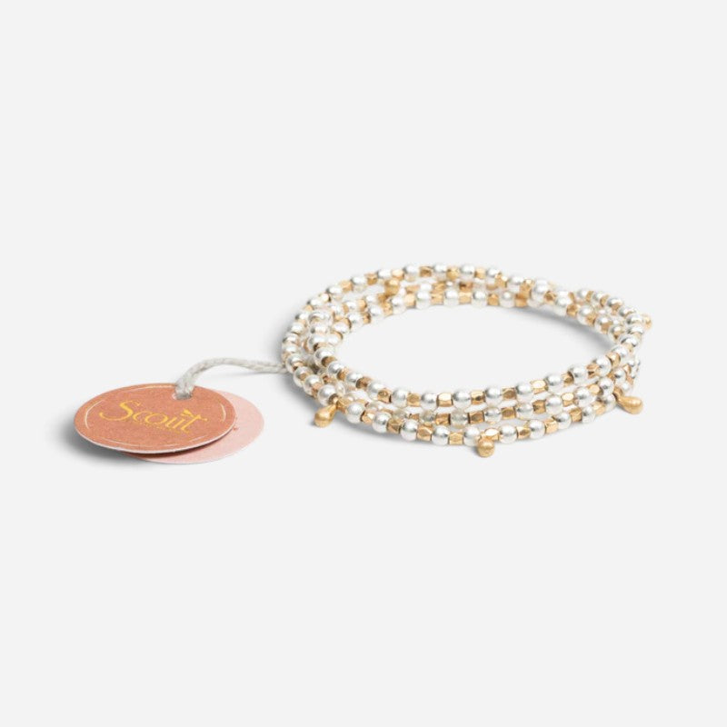 Metal Wrap Classic Teardrop Silver/Gold