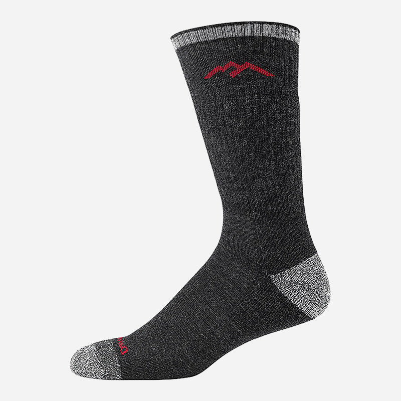 Men's Hiker Boot Midweight Sock With Cushion Black