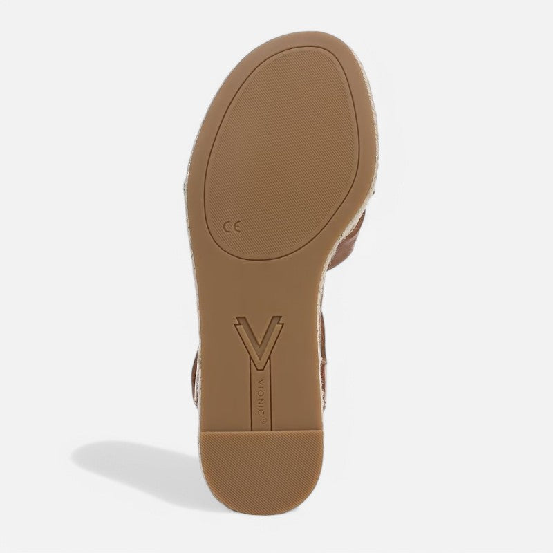 Saratoga Tan/Gold Leather