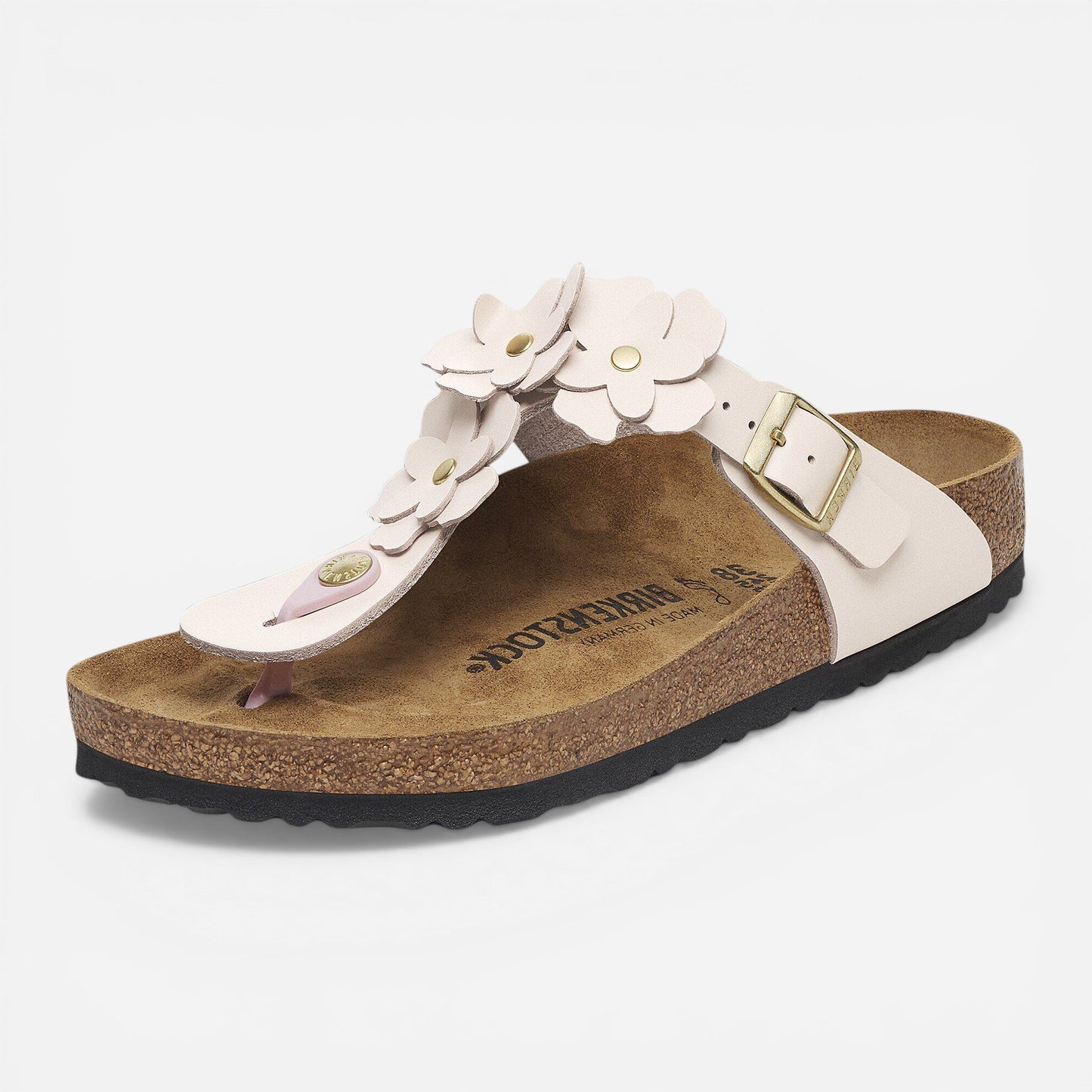 Gizeh Flowers Light Rose Leather Regular