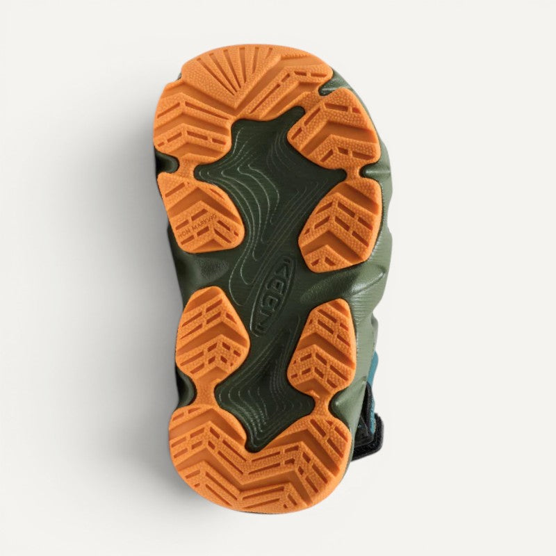 Kid's Hyperflt T Bronze Green/Orange Peel