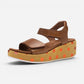 Rosepetal Cognac/Orange Polka Dot