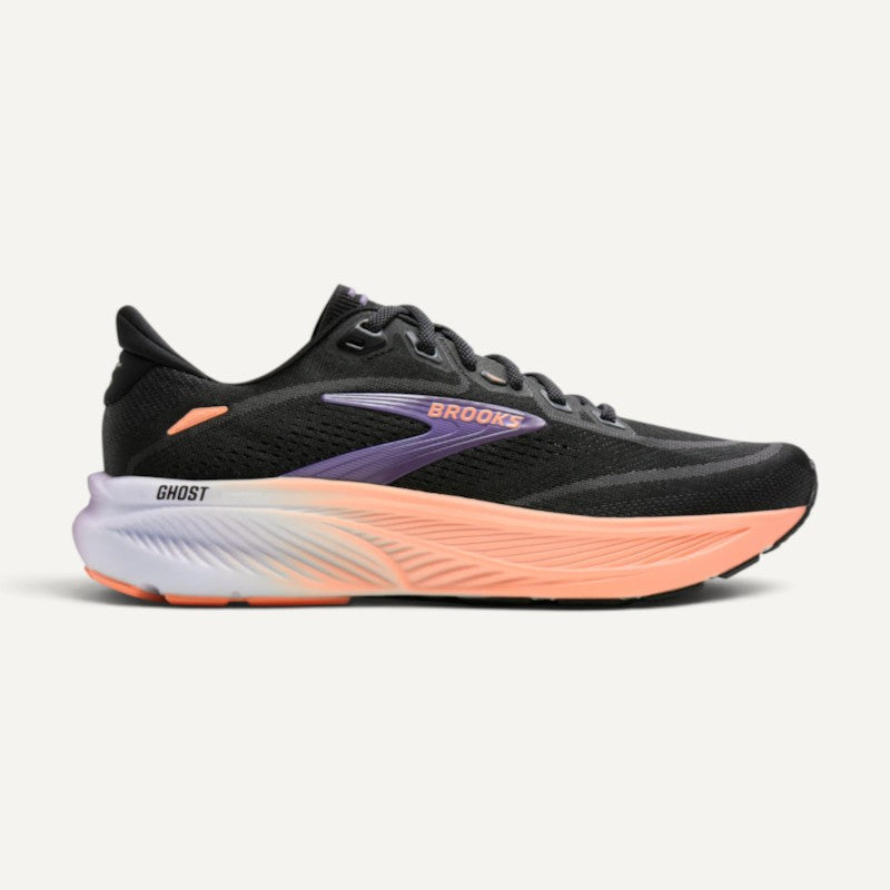 Women's Ghost 18 Black/Mulled Grape/Peach
