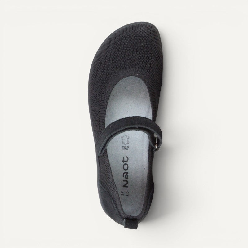 Taranaki Mary Jane Knit Black