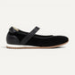 pure mary jane black leather combo