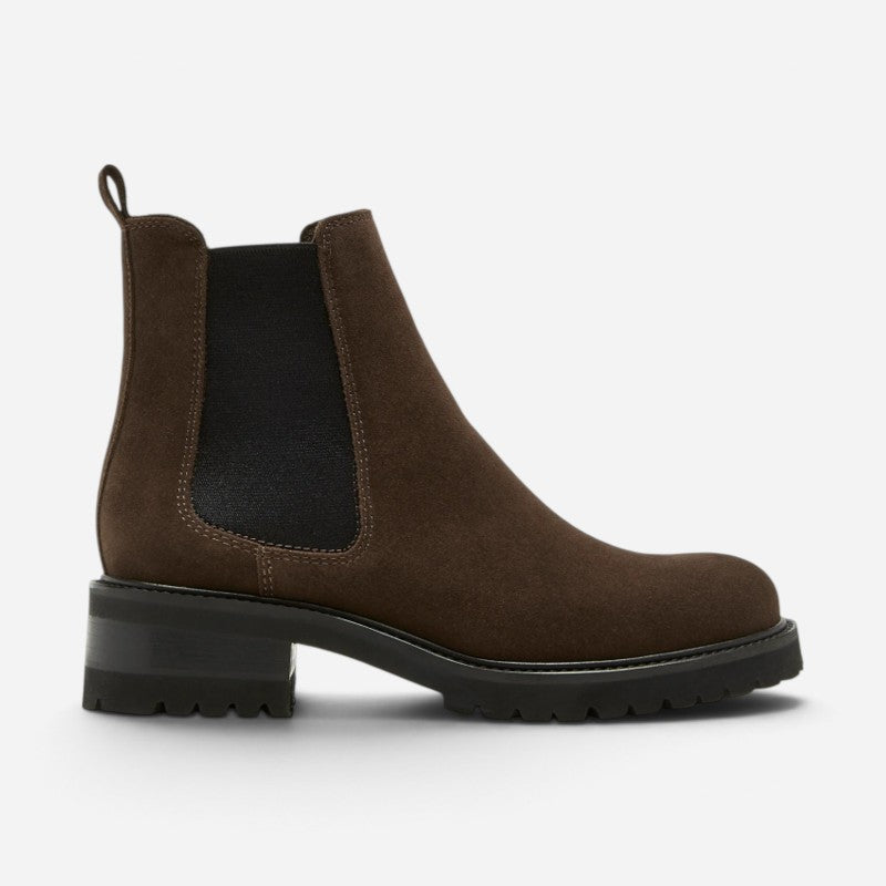 Cye Brunette Suede
