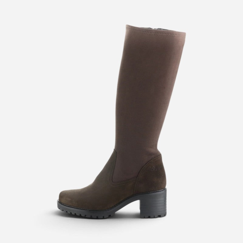Isen Waterproof Dark Brown Suede
