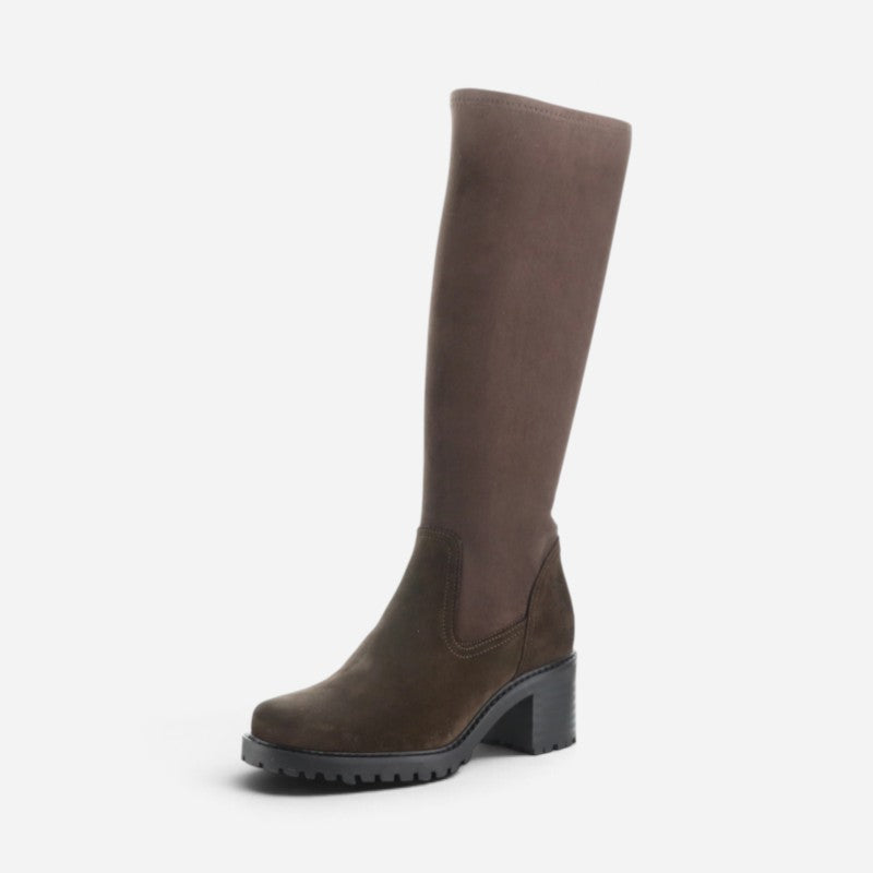 Isen Waterproof Dark Brown Suede