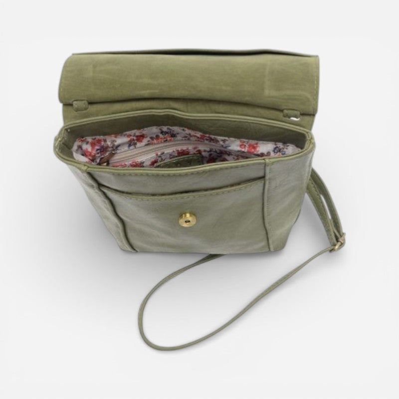 Jensy Front Flap Crossbody Eucalyptus