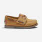 Little Kid's Zeke Boat Shoe Light Tain Oiled Full Grain Leather