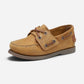 Little Kid's Zeke Boat Shoe Light Tain Oiled Full Grain Leather