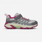 Kid's Moab Speed 2 Grey/Berry/Mint