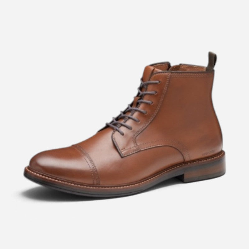 Men's XC+ Durham Cap Toe Boot Cognac Waterproof Full Grain