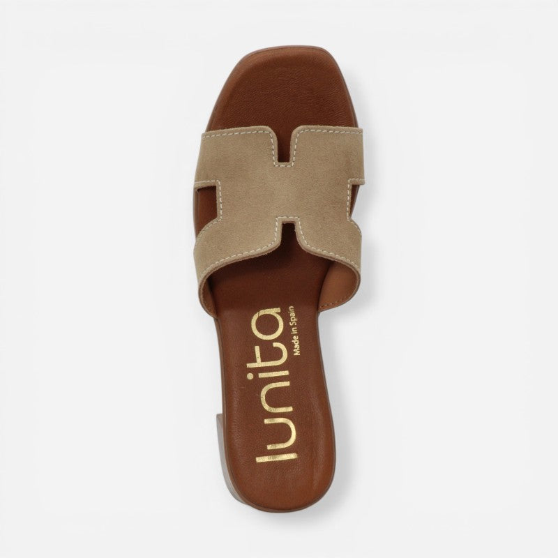 Parker Teak Suede