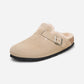 Boston Shearling Taupe Sandcastle Suede Leather Regular