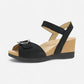 Stella Black Milled Nubuck