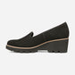 Willa Wedge Black Suede