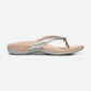 Bella Silver metallic Croc
