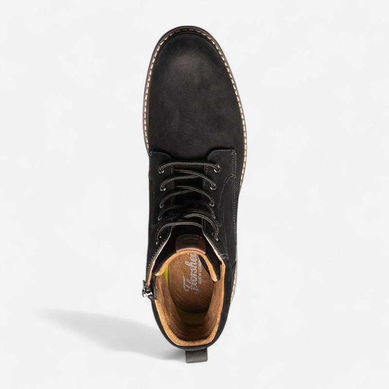 Men's Norwalk Plain Toe Lace Up Boot Black