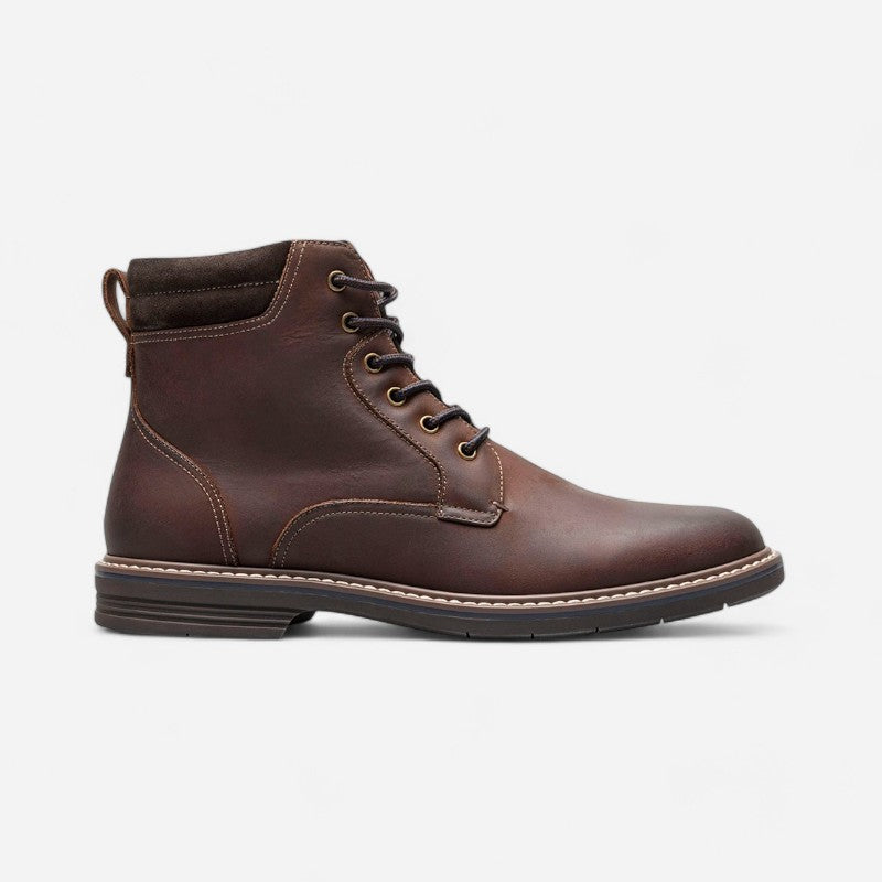 Men's Norwalk Plain Toe Lace Up Boot Brown
