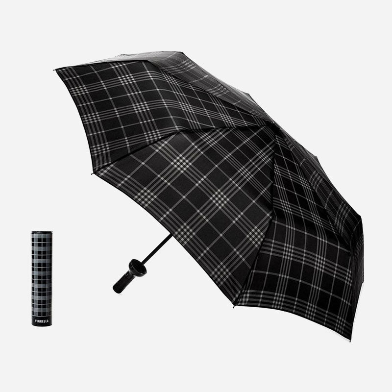 Vinrella Black/Gray Plaid