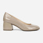 Carmel Taupe Crinkle Patent