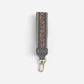 1.5 Floral Swag Wristlet Keychain Grey"