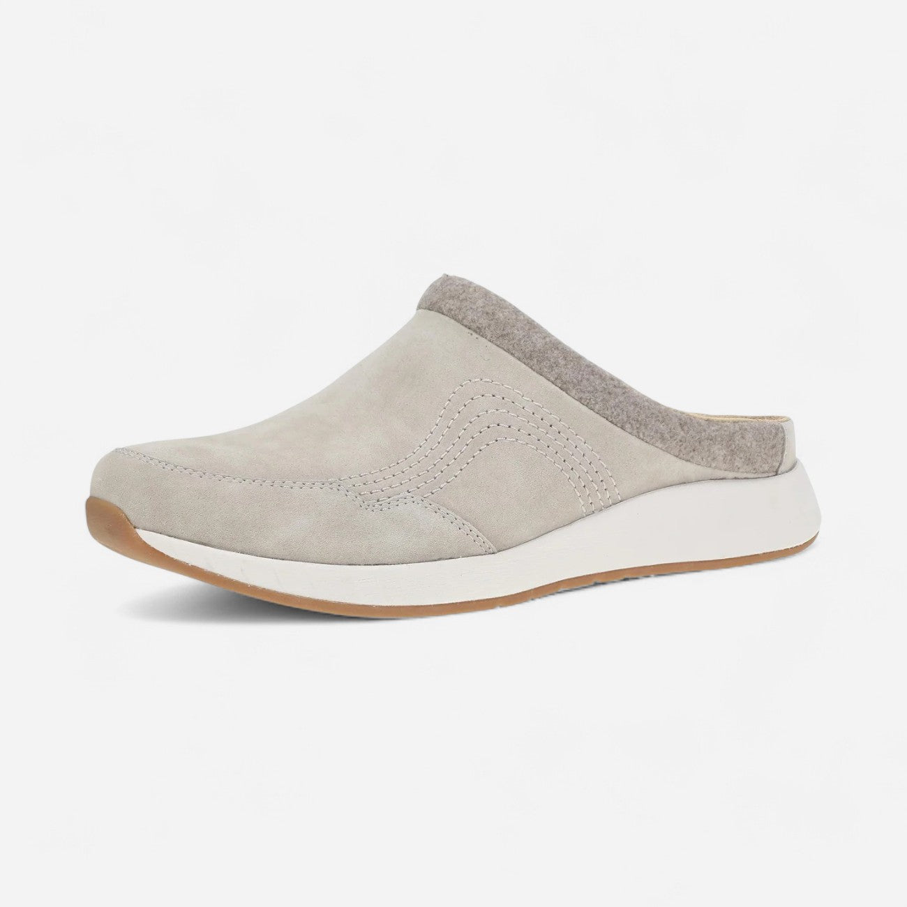 Claudia Stone Suede leather