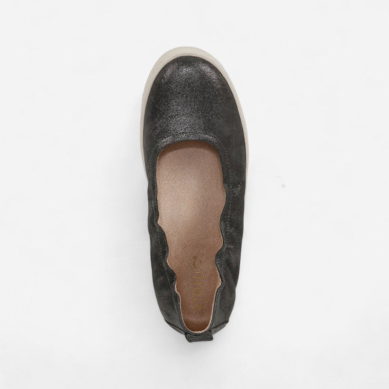 Uptown Ballet Polluted Silver Leather