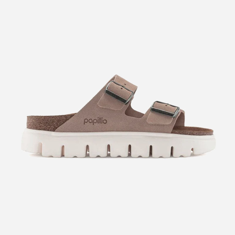 Arizona Chunky Warm Sand Suede Leather Narrow