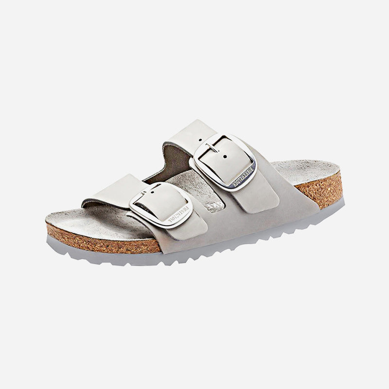 Arizona Big Buckle Dove Nubuck Leather Narrow