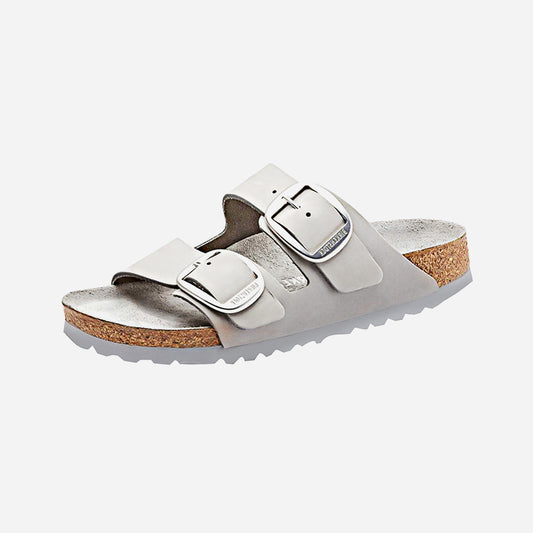 Arizona Big Buckle Dove Nubuck Leather Narrow