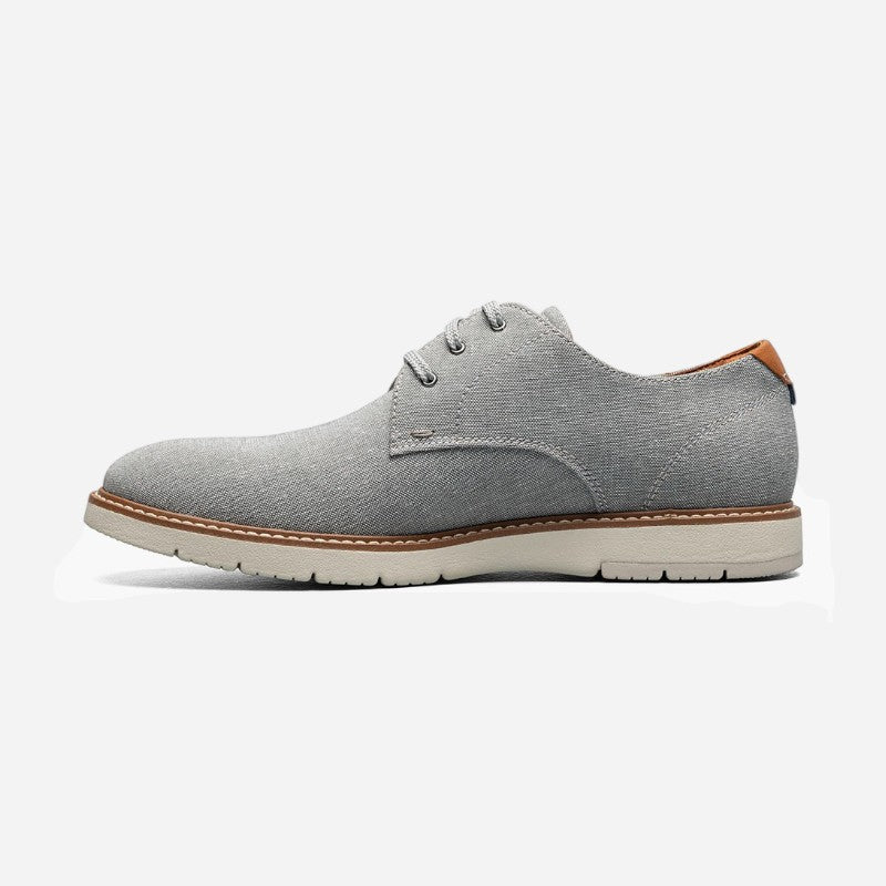 Men's Vibe Canvas Plain Toe Oxford Gray
