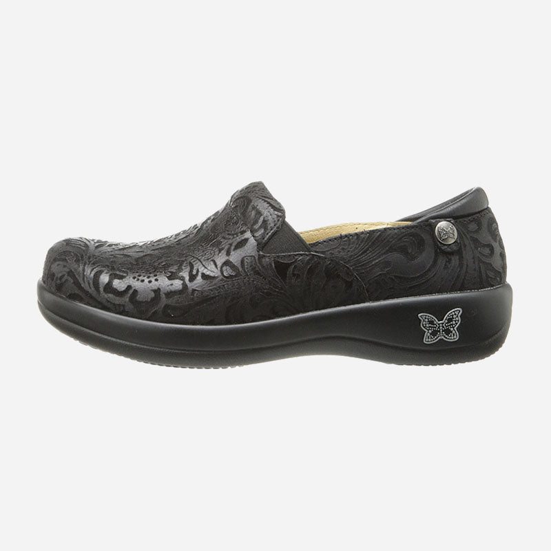 Keli Black Embossed Paisley