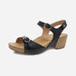 Tricia Blue Milled Burnished