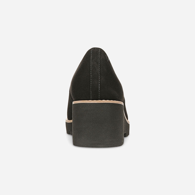 Willa Wedge Black Suede