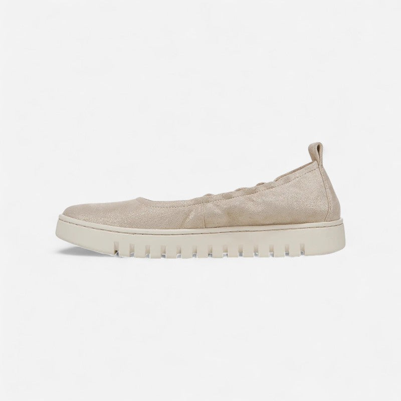 Uptown Ballet Gold Leather