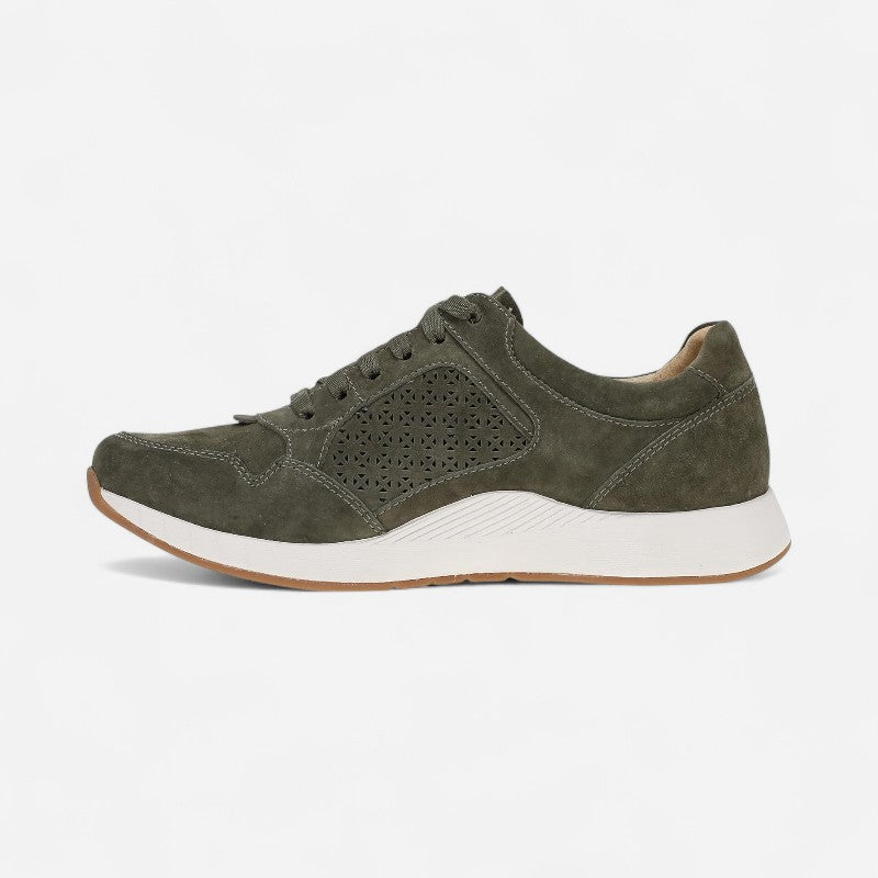 Catie Olive Suede