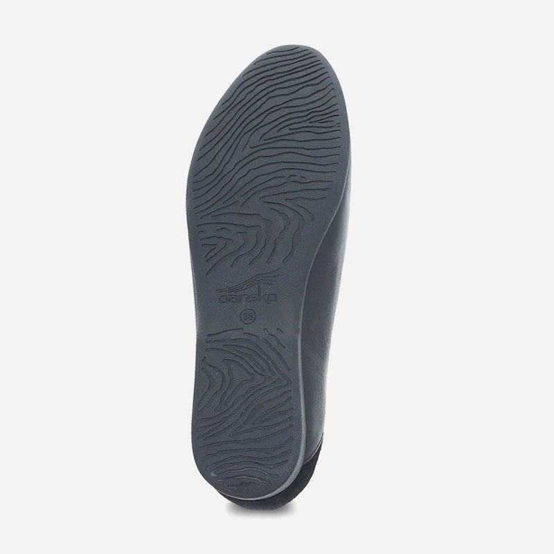 Lace Black Glazed Kid Leather