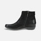Fergie Black Burnished Suede