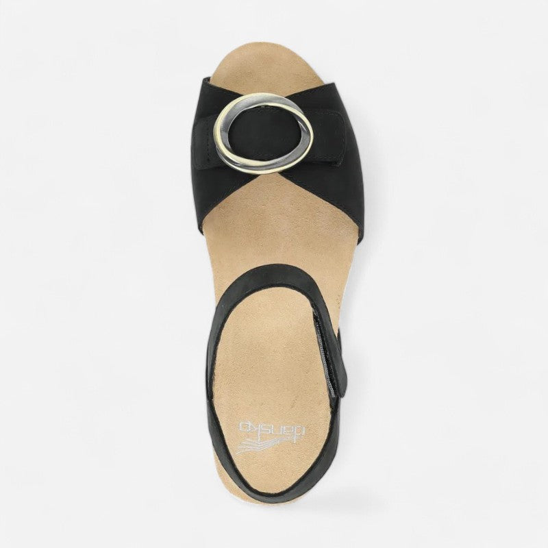 Stella Black Milled Nubuck
