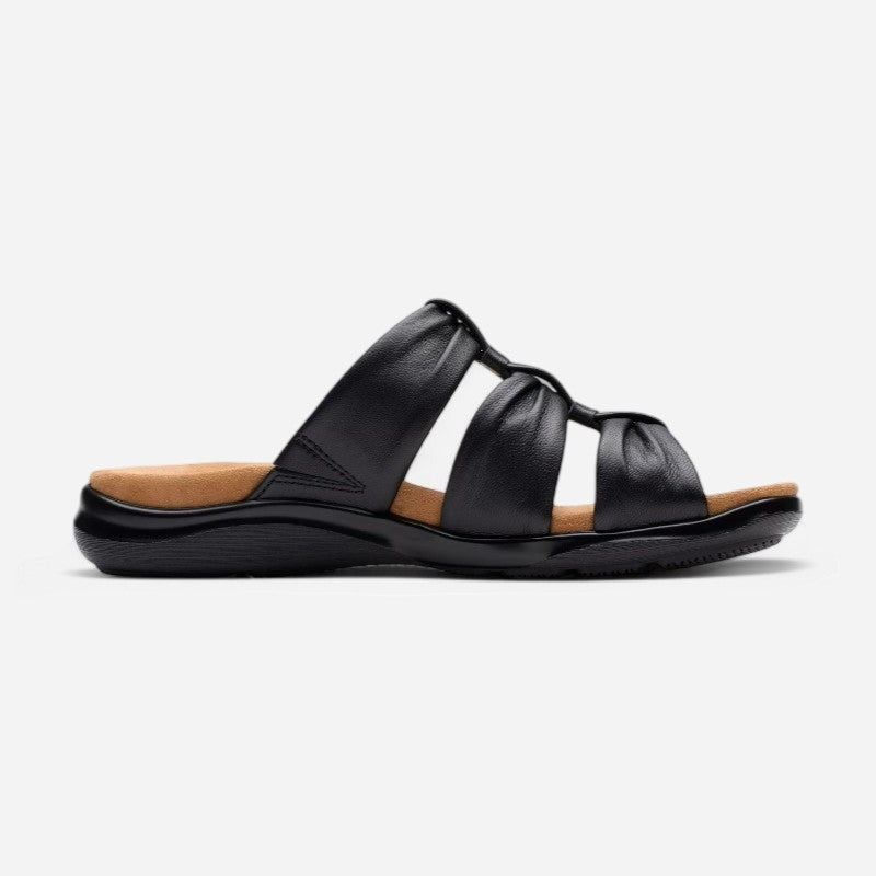 Kitly Slide Black Leather