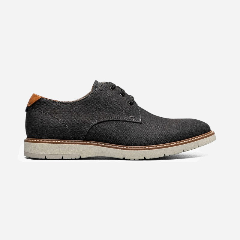 Vibe Canvas Plain Toe Oxford Black