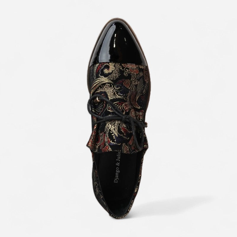 Kotty Black Regal Print/Patent