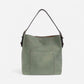 Classic Hobo Handbag Dusty Sage/Coffee