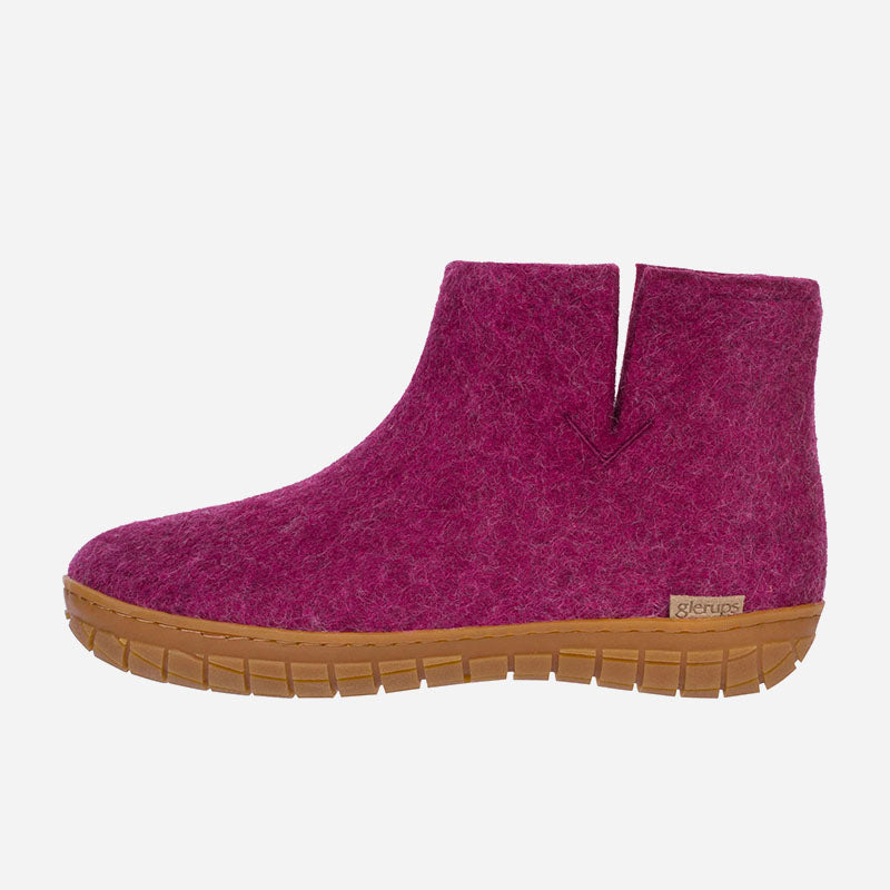 Low Boot Grey Rubber
