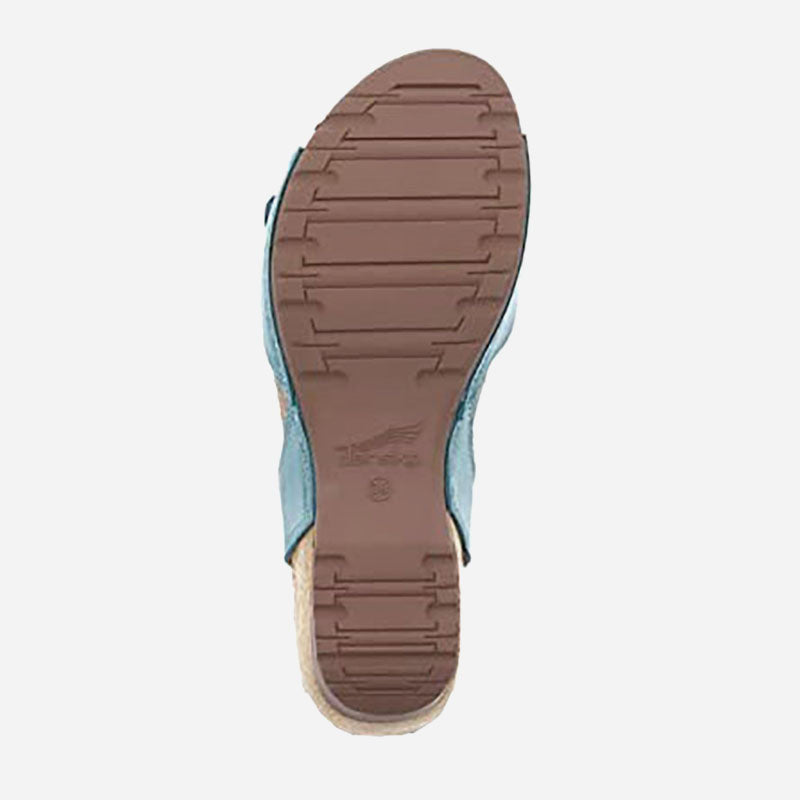 Tricia Blue Milled Burnished