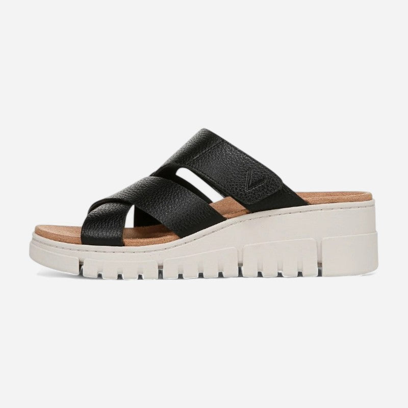 Uptown Sunset Black Veg Leather