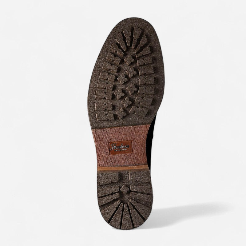 Men's Lodge Plain Toe Gore Black Charcoal
